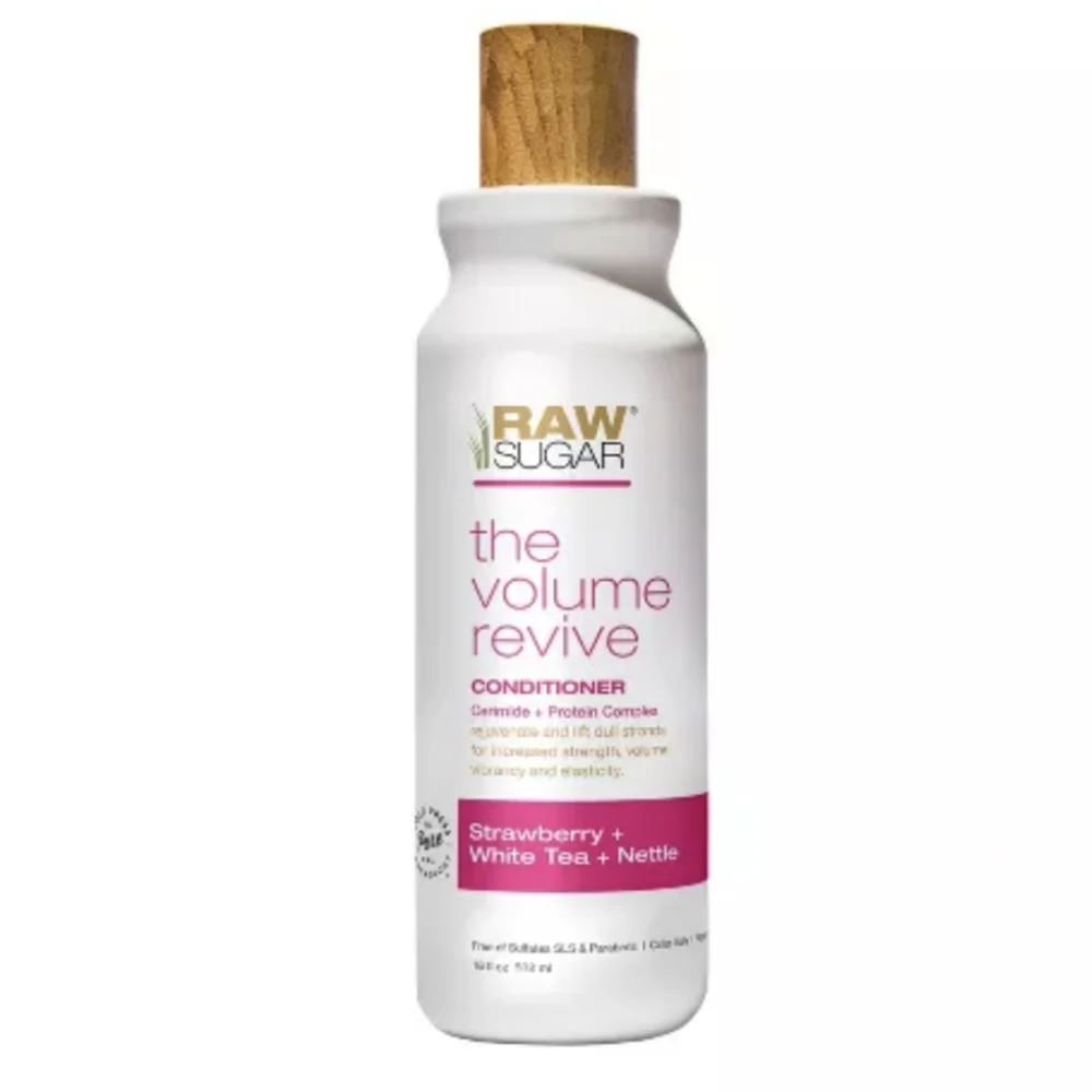 Raw Sugar Volume Revive Conditioner Strawberry + White Tea + Nettle - 18 fl oz